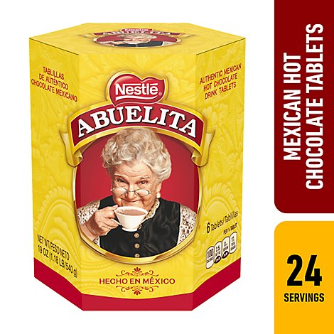 Nestle Abuelita Hot Chocolate Drink Tablets Box 6 Count - 19 Oz