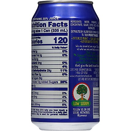 Jumex Nectar From Concentrate Pineapple Can - 11.3 Fl. Oz. - Image 3