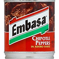 Embasa Peppers Chipotle in Adobo Sauce Can - 7 Oz - Image 2