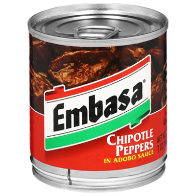 Embasa Peppers Chipotle in Adobo Sauce Can - 7 Oz - Image 1
