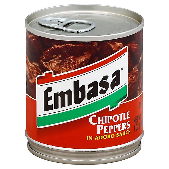 Embasa Peppers Chipotle in Adobo Sauce Can - 7 Oz