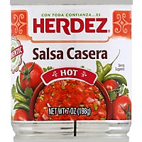 Herdez Salsa Casera Hot Can - 7 Oz - Image 2