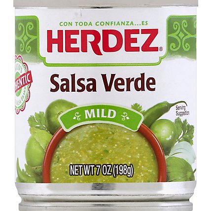 Herdez Salsa Verde Mild Can - 7 Oz - Image 2
