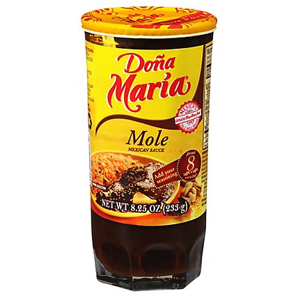DONA MARIA Sauce Mexican Mole Jar - 8.25 Oz - Image 1
