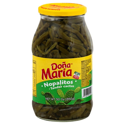 DONA MARIA Nopalitos Tender Cactus Jar - 30 Oz - Image 1