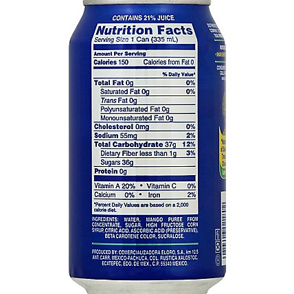 Jumex Nectar From Concentrate Mango Can - 11.3 Fl. Oz. - Image 3