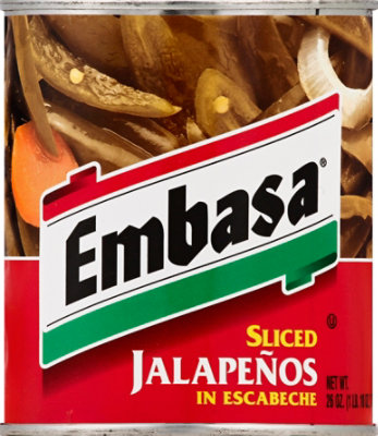 Embasa Jalapenos Sliced in Escabeche Can - 26 Oz - Image 2