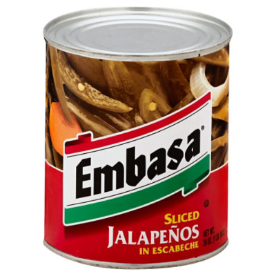 Embasa Jalapenos Sliced in Escabeche Can - 26 Oz - Image 1