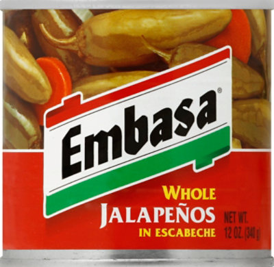 Embasa Jalapenos Whole in Escabeche Can - 12 Oz - Image 2