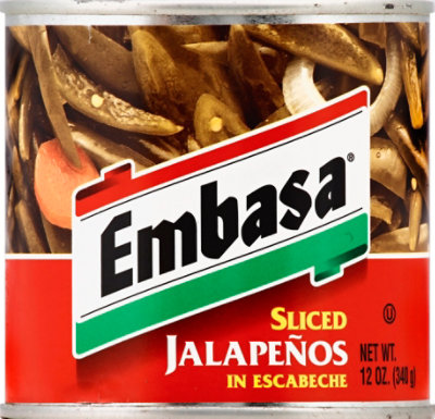 Embasa Jalapenos Sliced in Escabeche Can - 12 Oz - Image 2