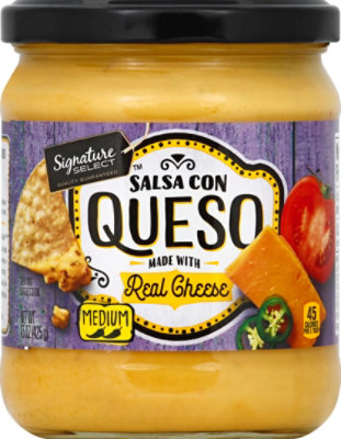 Signature SELECT Salsa Con Queso Medium Jar - 15 Oz - Image 2