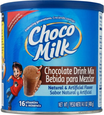 Choco Milk Drink Mix Chocolate Can - 14.1 Oz - Image 2