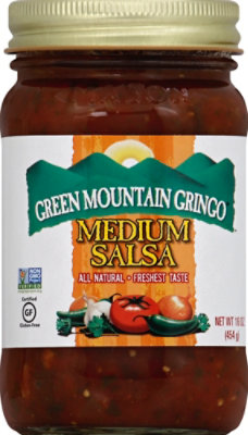 Green Mountain Gringo Salsa Medium Jar - 16 Oz - Image 2