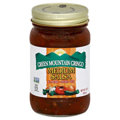 Green Mountain Gringo Salsa Medium Jar - 16 Oz - Image 1