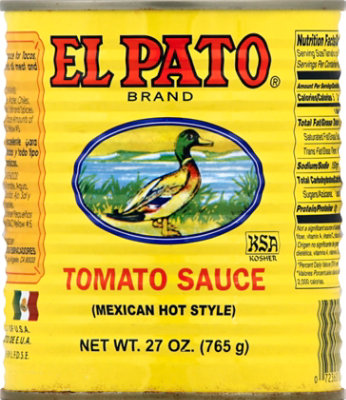 El Pato Sauce Tomato Mexican Hot Style - 27 Oz - Image 2