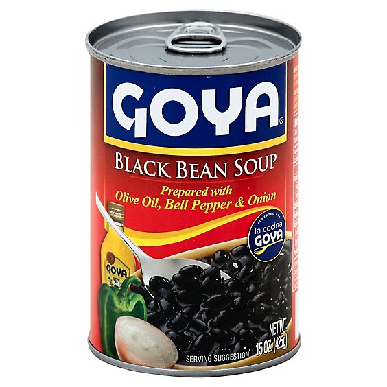 Goya Soup Black Bean Can - 15 Oz