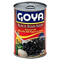 Goya Soup Black Bean Can - 15 Oz - Image 1