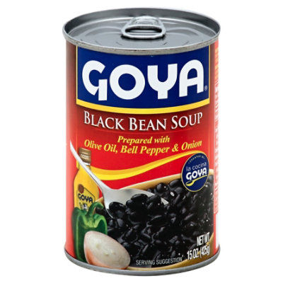 Goya Soup Black Bean Can - 15 Oz - Image 1