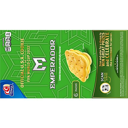Gamesa Cookies Sandwich Emperador Creme Piruetas Lime - 12.5 Oz - Image 6