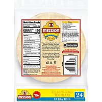 Mission Tortillas Corn Yellow Super Soft Extra Thin 24 Count - 16 Oz - Image 6