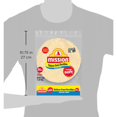 Mission Super Soft Extra Thin Yellow Corn Tortillas - 24 Count - Image 5