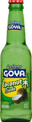 Goya Refresco Soda Coconut Bottle - 12 Fl. Oz. - Image 1