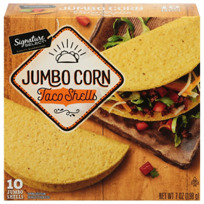 Signature SELECT Corn Taco Shells Jumbo Box 10 Count - 7 Oz - Image 2