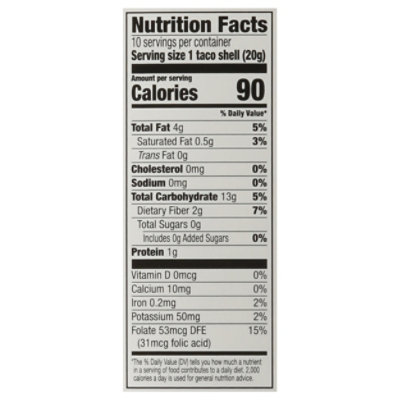 Signature SELECT Corn Taco Shells Jumbo Box 10 Count - 7 Oz - Image 3