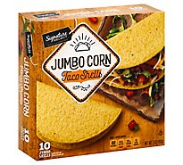 Signature SELECT Taco Shells Corn Jumbo Box 10 Count - 7 Oz