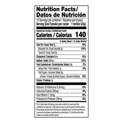 Guerrero Fresquiricas Flour Tortillas Soft Taco Size - 10 Count - Image 3