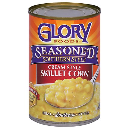 Glory Foods Seasoned Southern Style Corn Cream Style Skillet - 15 Oz - Image 1