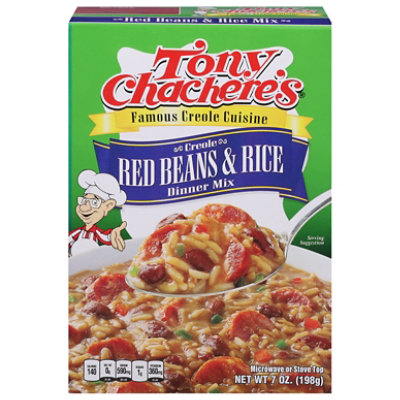 Tony Chacheres Dinner Mix Creole Red Beans & Rice Box - 7 Oz