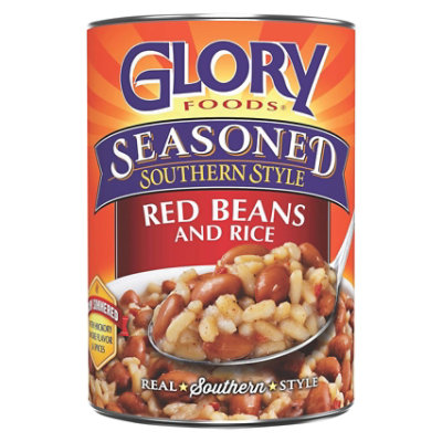 Glory Foods Seasoned Southern Style Red Beans and Rice - 15 Oz