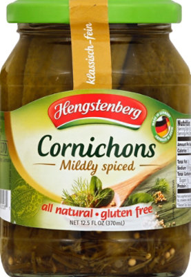 Hengstenberg Cornichons - 12.5 Fl. Oz. - Image 2