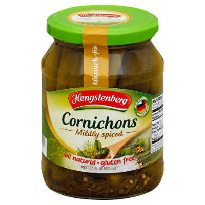 Hengstenberg Cornichons - 12.5 Fl. Oz. - Image 1