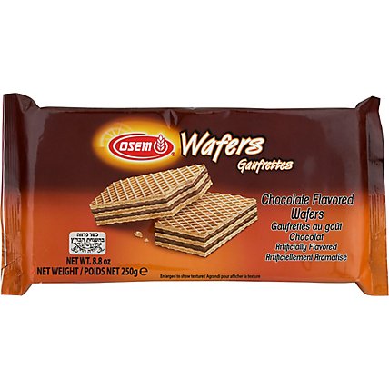 Osem Chocolate Wafers Parve - 8.8 Oz - Image 2