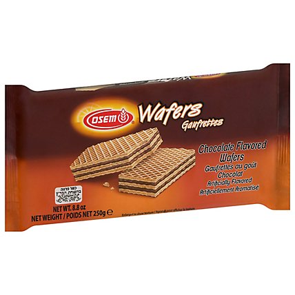 Osem Chocolate Wafers Parve - 8.8 Oz - Image 1