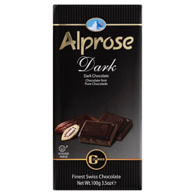 Alprose Dark Chocolate Bars - 3.5 Oz - Image 1