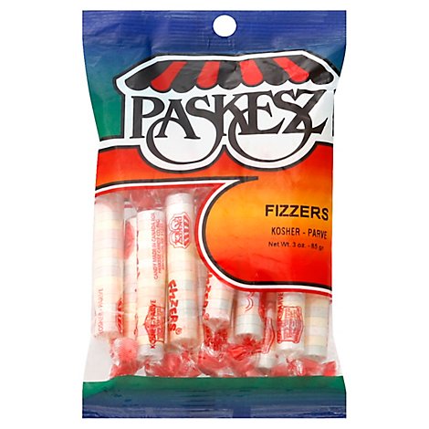 Paskesz Fizzers Kosher Candy - 3 Oz