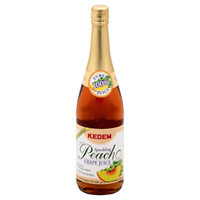 Kedem Sparkling Peach Jiuce - 25.4 Fl. Oz.