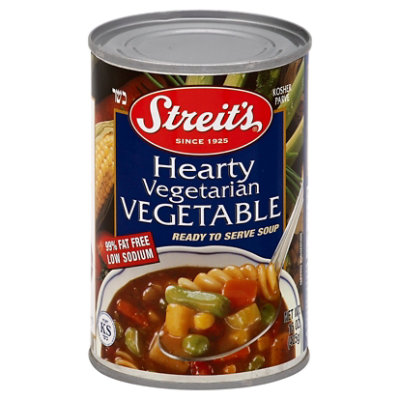 Streits Vegetable Soup Vegetarian Hearty - 15 Oz