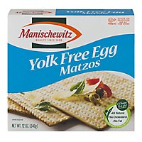 Manischewitz Specialty Food Yolk Free Egg Matzo - 12 Oz - Image 1