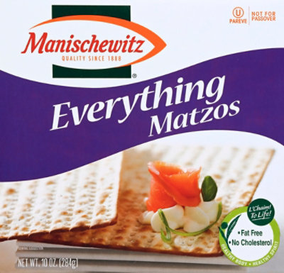 Manischewitz Everything Matzo - 10 Oz - Image 2