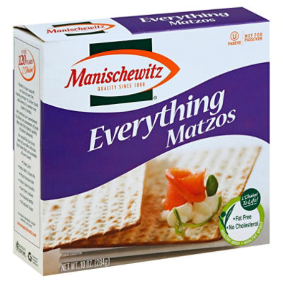 Manischewitz Everything Matzo - 10 Oz - Image 1