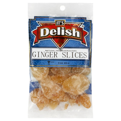Its Delish Ginger Slices - 3 Oz - Image 1