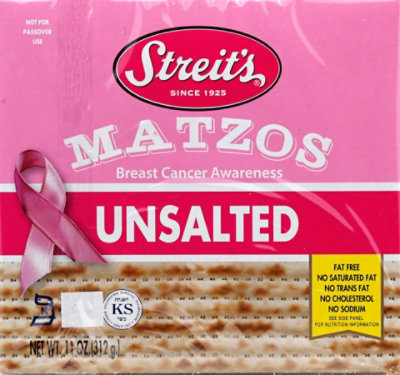 Streits Unsalted Matzo - 11 Oz - Image 2