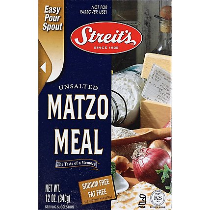 Streits Unsalted Matzo Meal - 12 Oz - Image 2