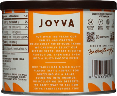 Joyva Sesame Butter Tahini - 15 Oz - Image 6