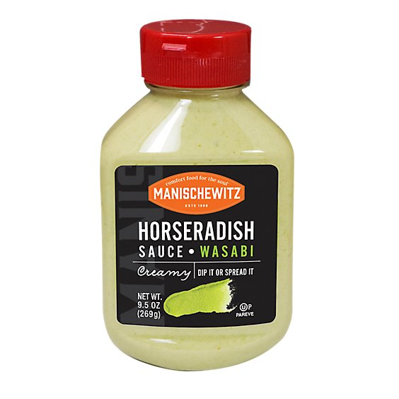Manischewitz Creamy Horseradish Sauce With Wasabi - 9.5 Oz
