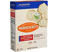 Manischewitz Tam Tam Everything Crackers Passover - 8 Oz